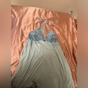 Victoria Secret BLUE SLIP DRESS